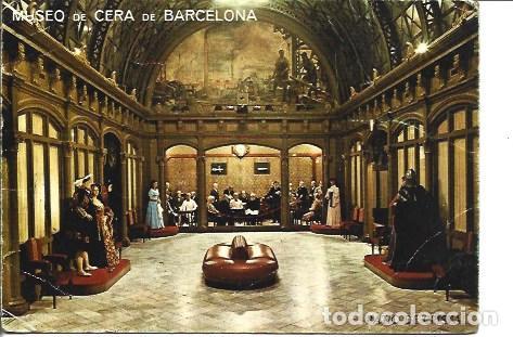 Postcards: POSTAL A7396: Patio de Cristal del museo de Cera de Barcelona