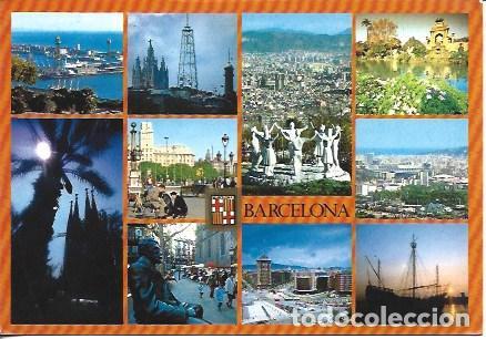 Postcards: POSTAL A7394: Vistas de Barcelona