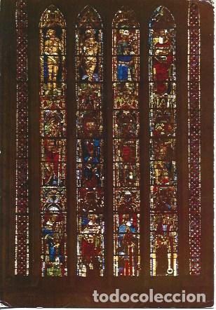 Postcards: POSTAL A7612: Ventanal de la Catedral de Leon
