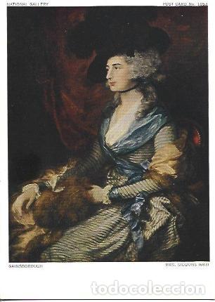 Postcards: POSTAL A7622: Mrs Siddons por Gainsborough