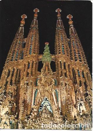 Postcards: POSTAL A7416: Detalle de la Sagrada Familia de Barcelona