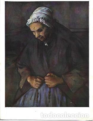 Postcards: POSTAL A7642: La Vieille au Chapelet, por Cezanne