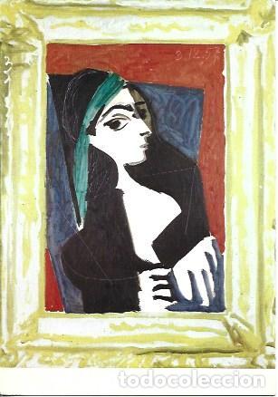 Postcards: POSTAL A7436: Retrato de Jacqueline, por Picasso
