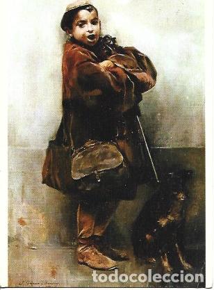 Postales: POSTAL A7439: Ni&ntilde;o del violin en el Museo de Bellas Artes de Sevilla