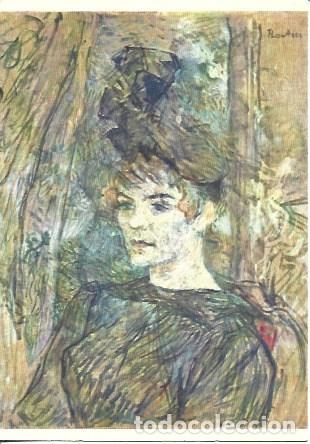 Postales: POSTAL A7660: Retrato de Suzanne Valadon, por Toulouse Lautrec