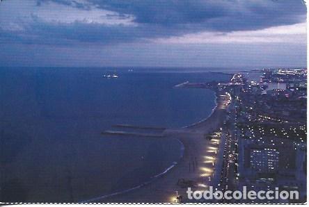 Postales: POSTAL A7665: Vista nocturna de las playas de Barcelona