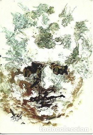 Postales: POSTAL A7453: Cabeza de Beethoben en el Museo Dali
