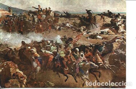 Postales: POSTAL A7451: Batalla de Tetuan, por Fortuny