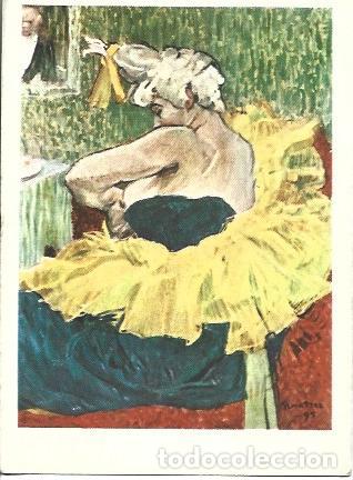 Postales: POSTAL A7459: La mujer payaso por Toulouse Lautrec