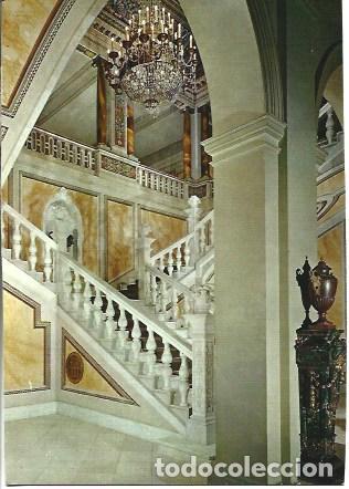 Postales: POSTAL A7725: Escalera de Honor del Palacio de Pedralbes de Barcelona