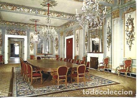 Postales: POSTAL A7730: Salon del Consejo de Ministros del Palacio de Pedralbes de Barcelona