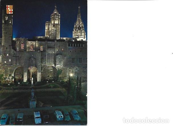 Postales: POSTAL A7491: Vista nocturna de la Muralla de Barcelona