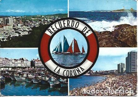 Postales: POSTAL A7528: Recuerdo de La Coru&ntilde;a