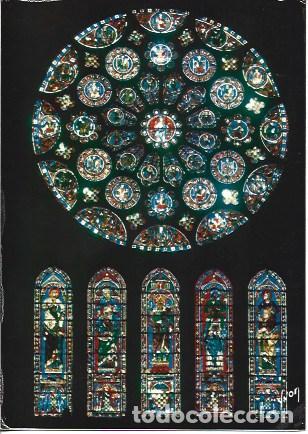 Postales: POSTAL A7800: Roseton de la Catedral de Chartres