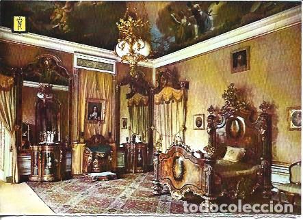 Postales: POSTAL A7812: Dormitorio de la Reina del Palacio Real de Aranjuez