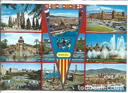 Postais: POSTAL A7837: Vistas varias de Barcelona