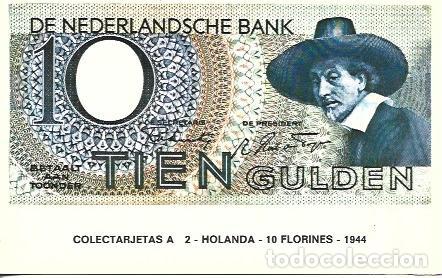 Postais: POSTAL A7609: 10 florines de Holanda
