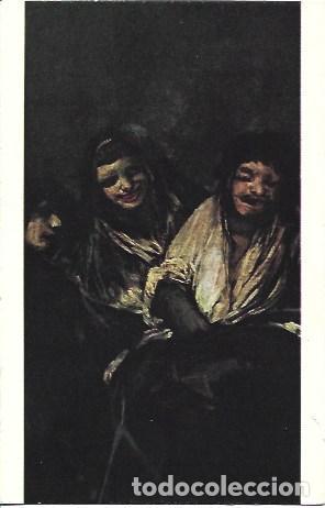 Cartes Postales: POSTAL A7646: Dos mujeres y un hombre, por Goya