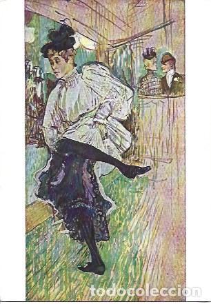 Postcards: POSTAL A7658: Jeanne Avril, por Toulousse Lautrec
