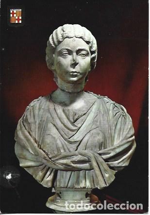Postcards: POSTAL A7673: Busto romano del Museo de Historia de Barcelona