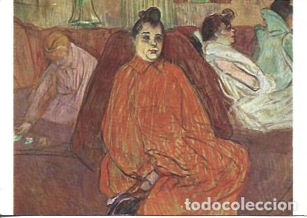 Postcards: POSTAL A7664: El sofa, por Toulouse Lautrec