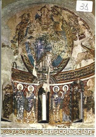 Postcards: POSTAL A7686: Pinturas murales de la iglesia de San Pere de La Seu d'Urgell