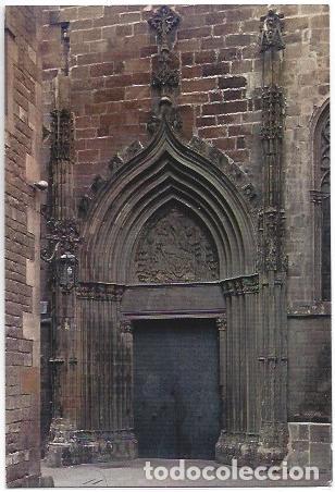 Postales: POSTAL A7833: Puerta de la Piedad de la Catedral de Barcelona