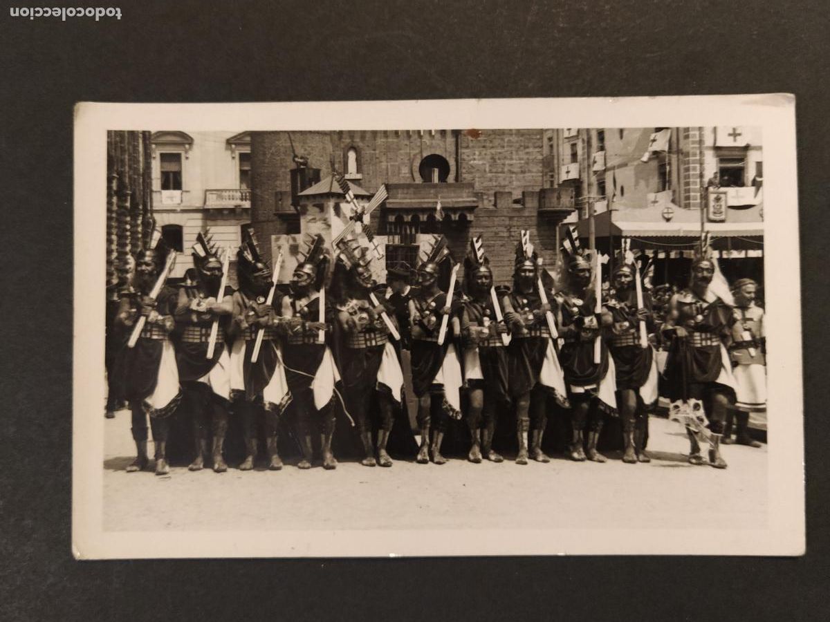 Postales: LUGAR SIN IDENTIFICAR - MOROS Y CRISTIANOS - FOTOGRAFICA -POSTAL ANTIGUA (116.621)