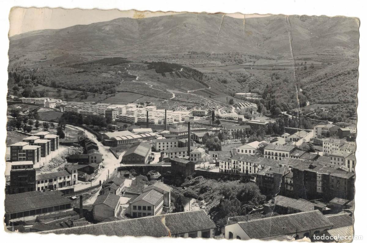 Postales: Postal antigua de B&eacute;jar (Salamanca) &ndash; Vista general con f&aacute;bricas y montes