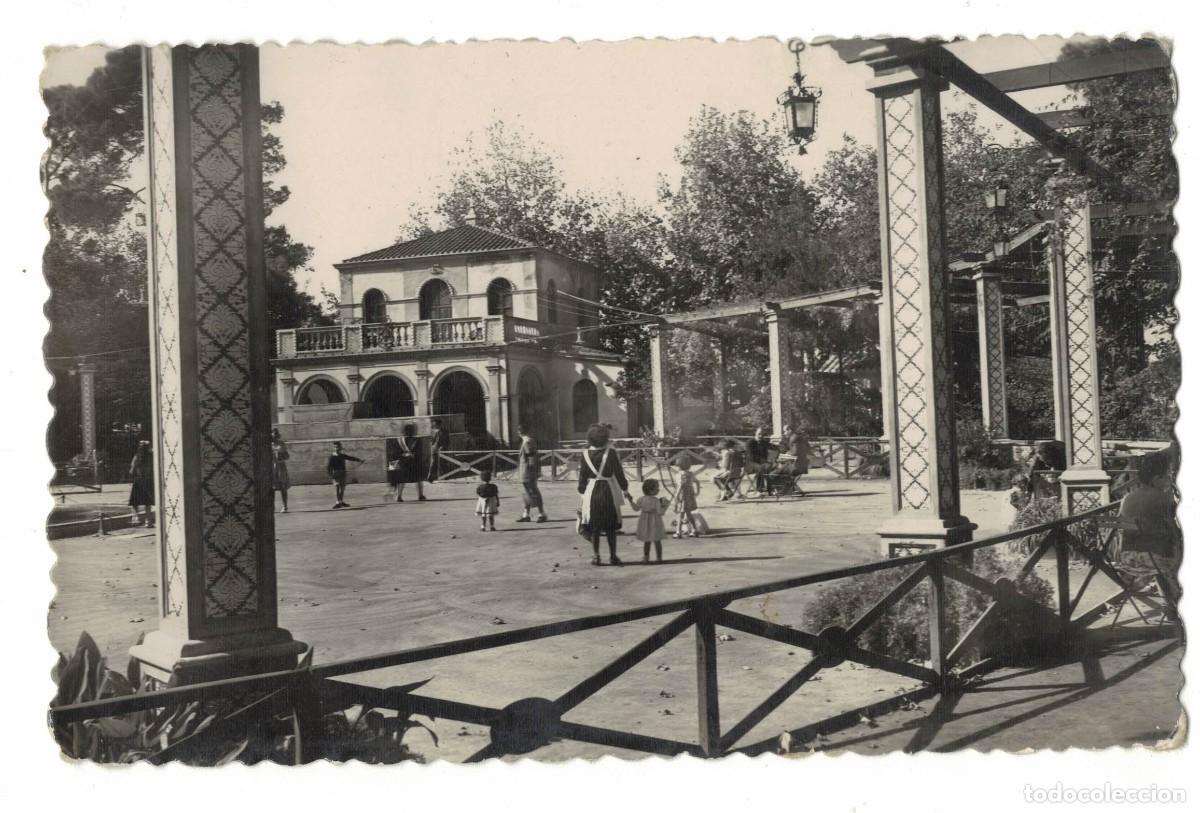 Postales: Postal antigua Castell&oacute;n de la Plana &ndash; Parque Ribalta