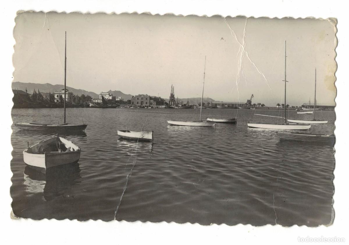 Postales: Postal antigua Castell&oacute;n de la Plana &ndash; Puerto con barcos de vela