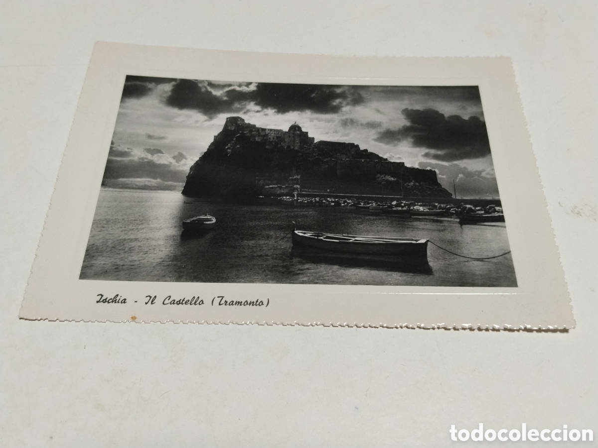 Postales: Postal Ischia - El Castello (Iramonto)