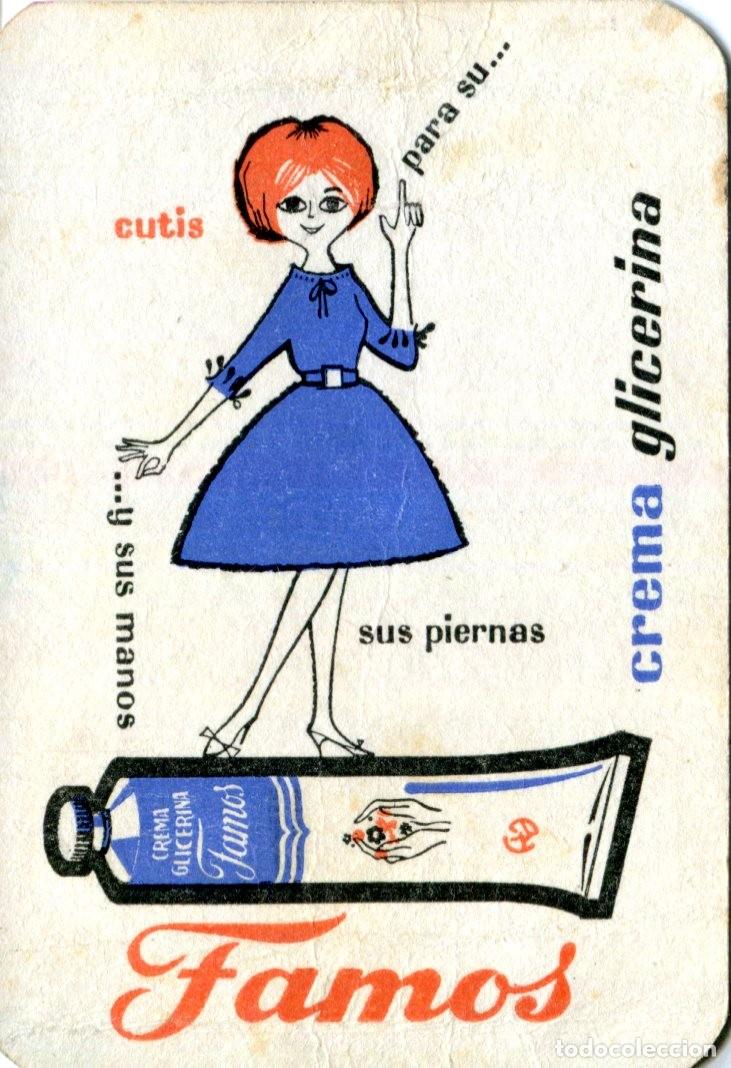 Postales: Calendario de bolsillo - Famos - Crema Glicerina - A&ntilde;o 1962