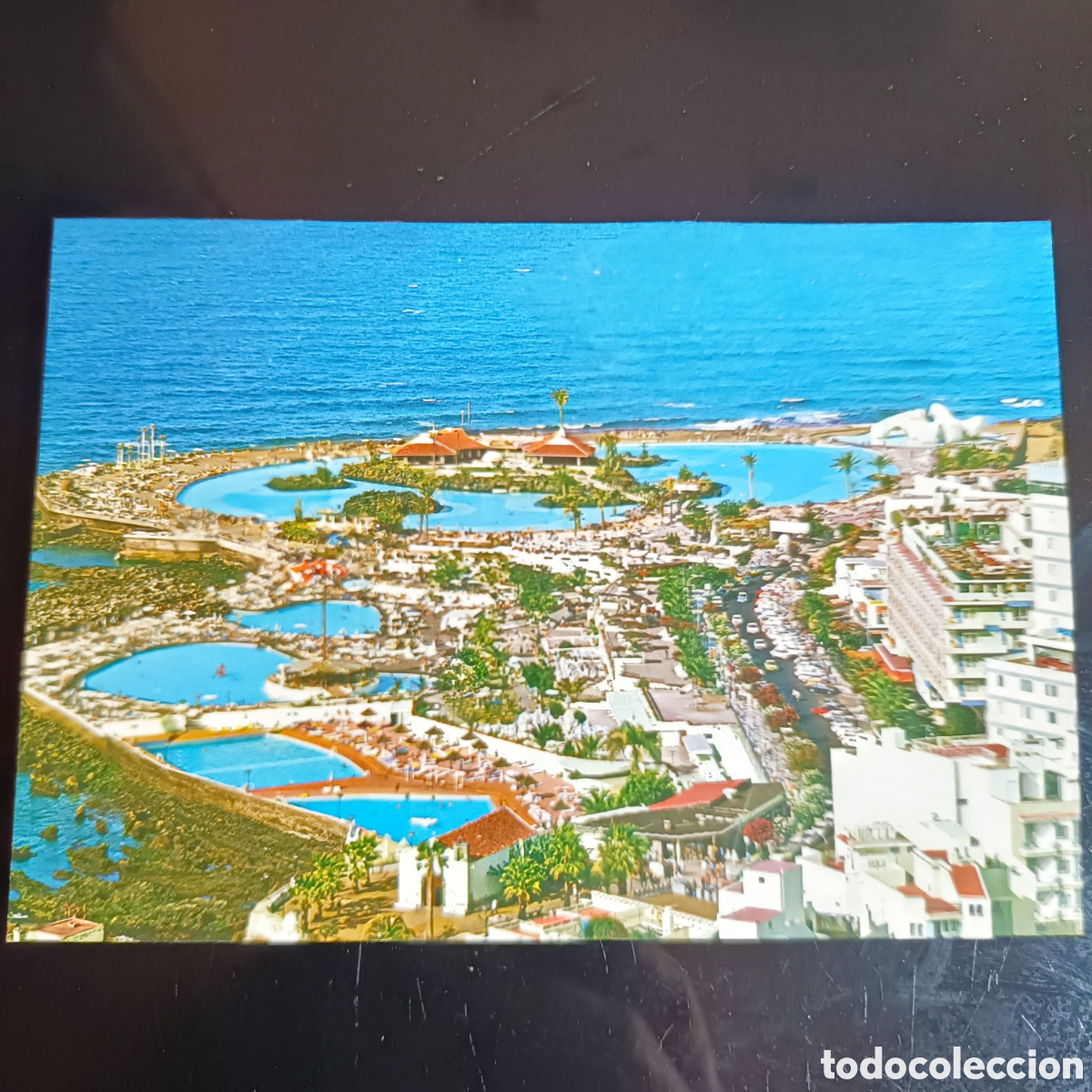 Postales: TARJETA POSTAL SIN CIRCULAR. №79 PUERTO DE LA CRUZ. PISCINAS Y LAGO ARTIFICIAL