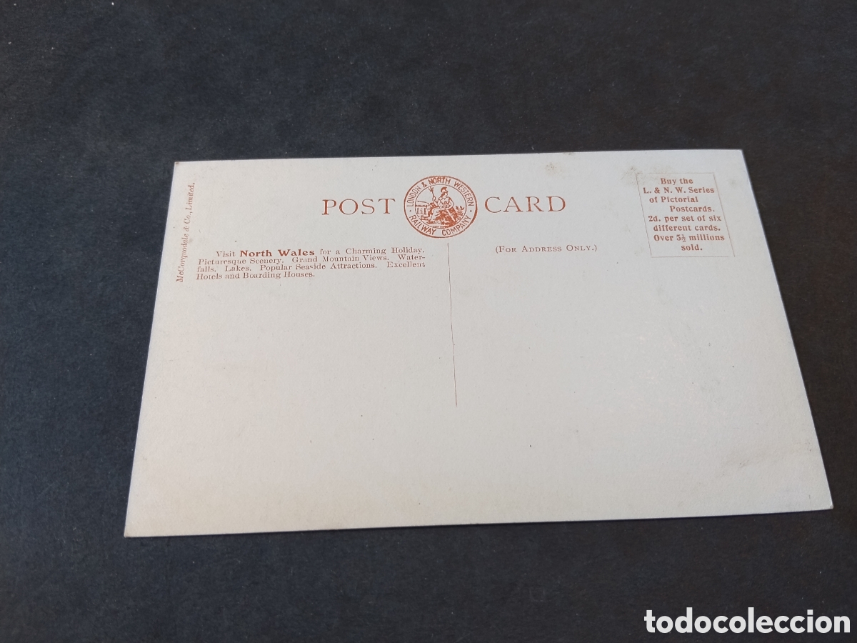 Postales: Postal Llanberis , showing Falls in distance - Foto 2