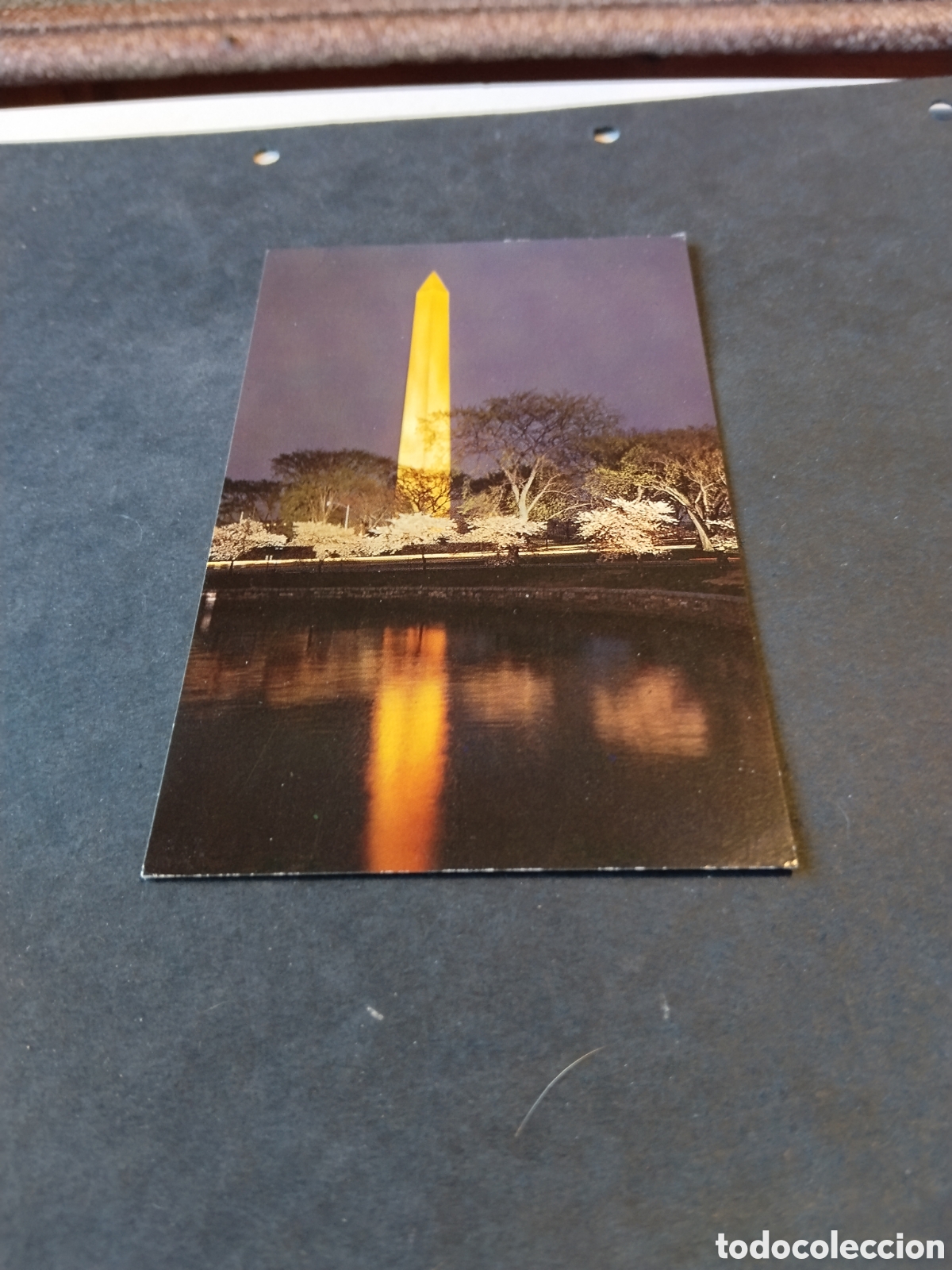 Postales: Postal Night View The Washington monument