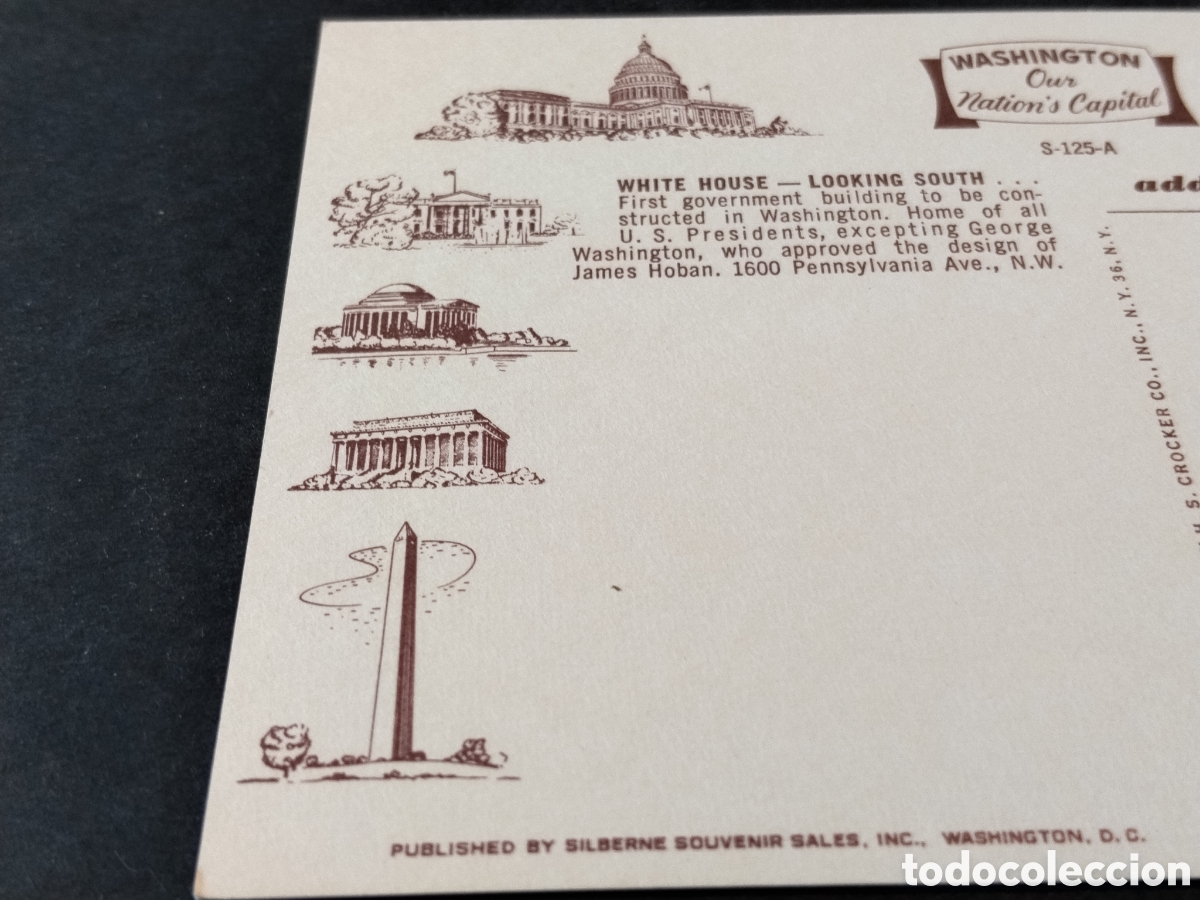 Postales: Postal Washington Our Nations Capital - Foto 3