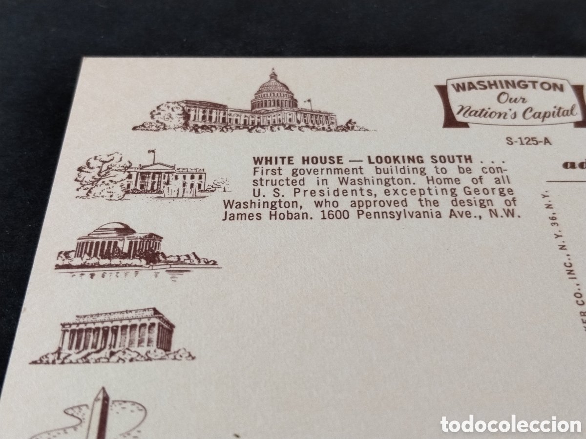 Postales: Postal Washington Our Nations Capital - Foto 4