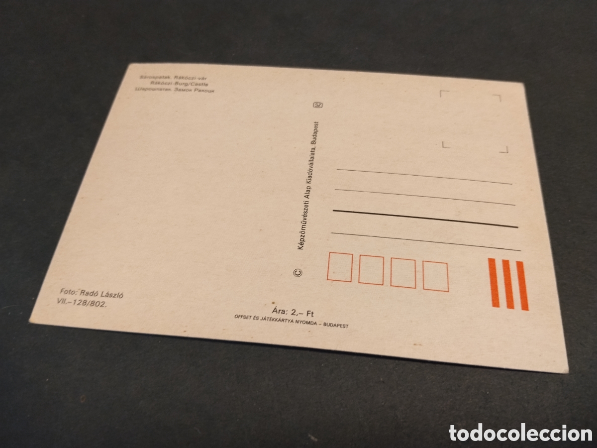 Postales: Postal S&aacute;rospatak R&aacute;k&oacute;czi-v&aacute;r - Foto 2