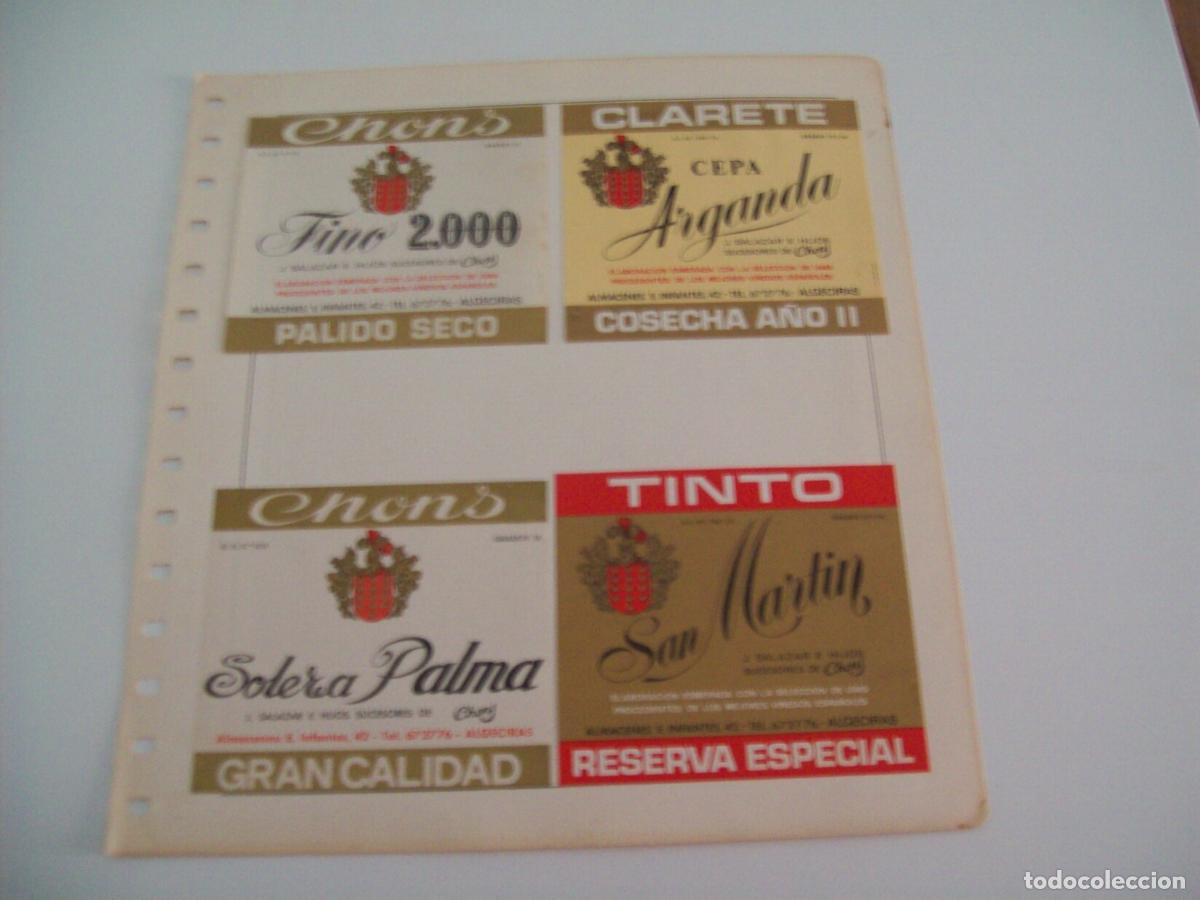 Postkarten: ETIQUETA LICOR 2303: Tinto 200 Solera Palma Arganda San Martin - Varios