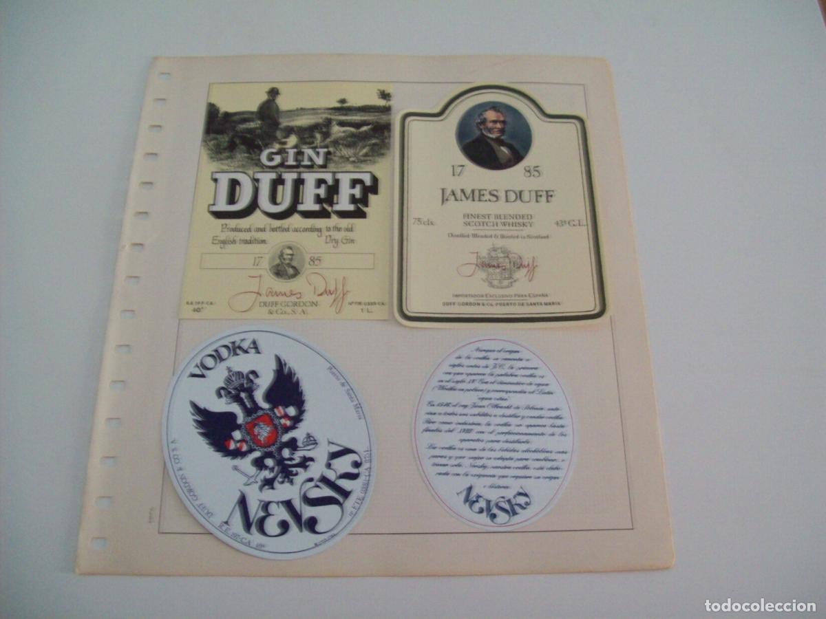 Postales: ETIQUETA LICOR 2257: Duff - Varios