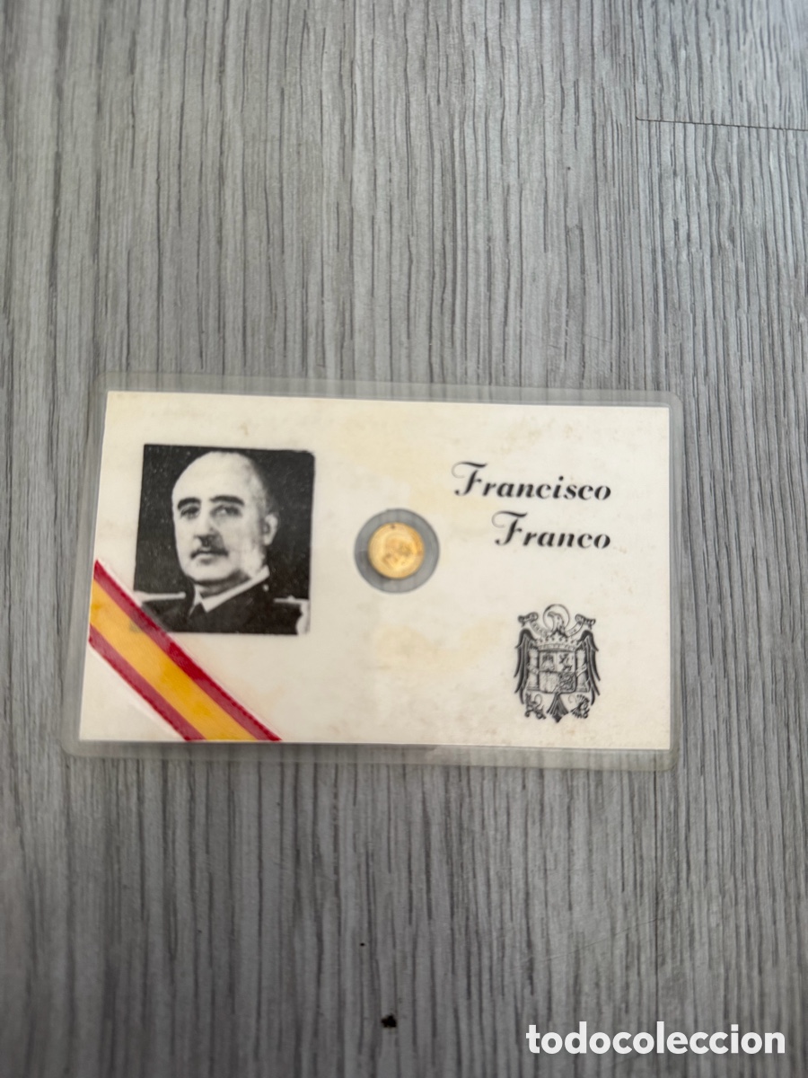 Postales: Tarjeta conmemorativa Franco