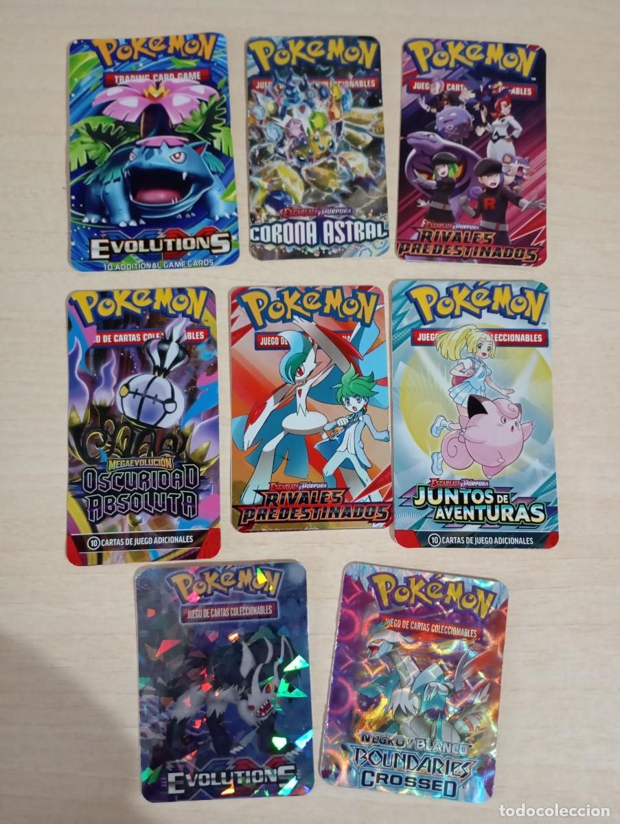 Postales: Lote postales Pok&eacute;mon variadas 8 unidades