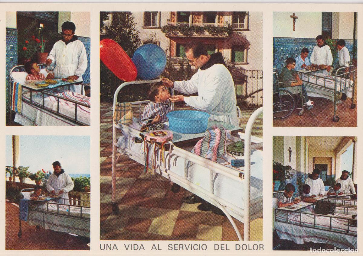 Postales: ANTIGUA POSTAL HERMANOS SAN JUAN DE DIOS - ED.HOSPITALARIA H.S.J.D. - ESCRITA 1968