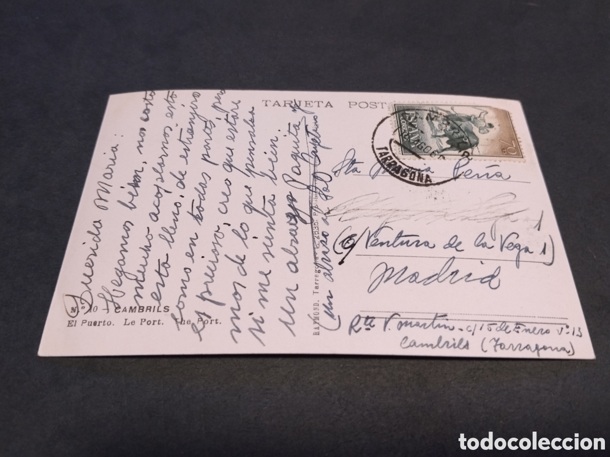 Postales: Postal Cambrils , El Puerto - Foto 2