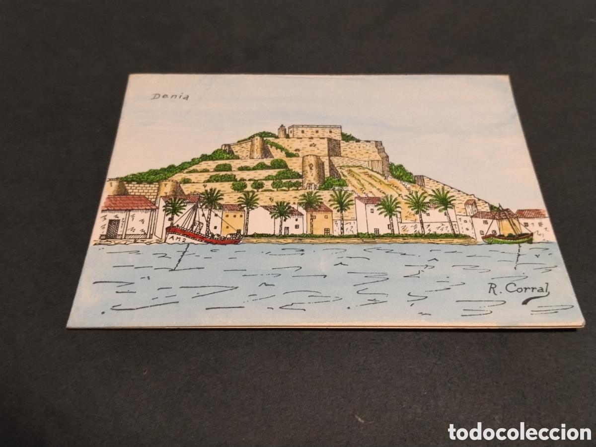 Postales: Postal Denia, Dibujo , R.Corral