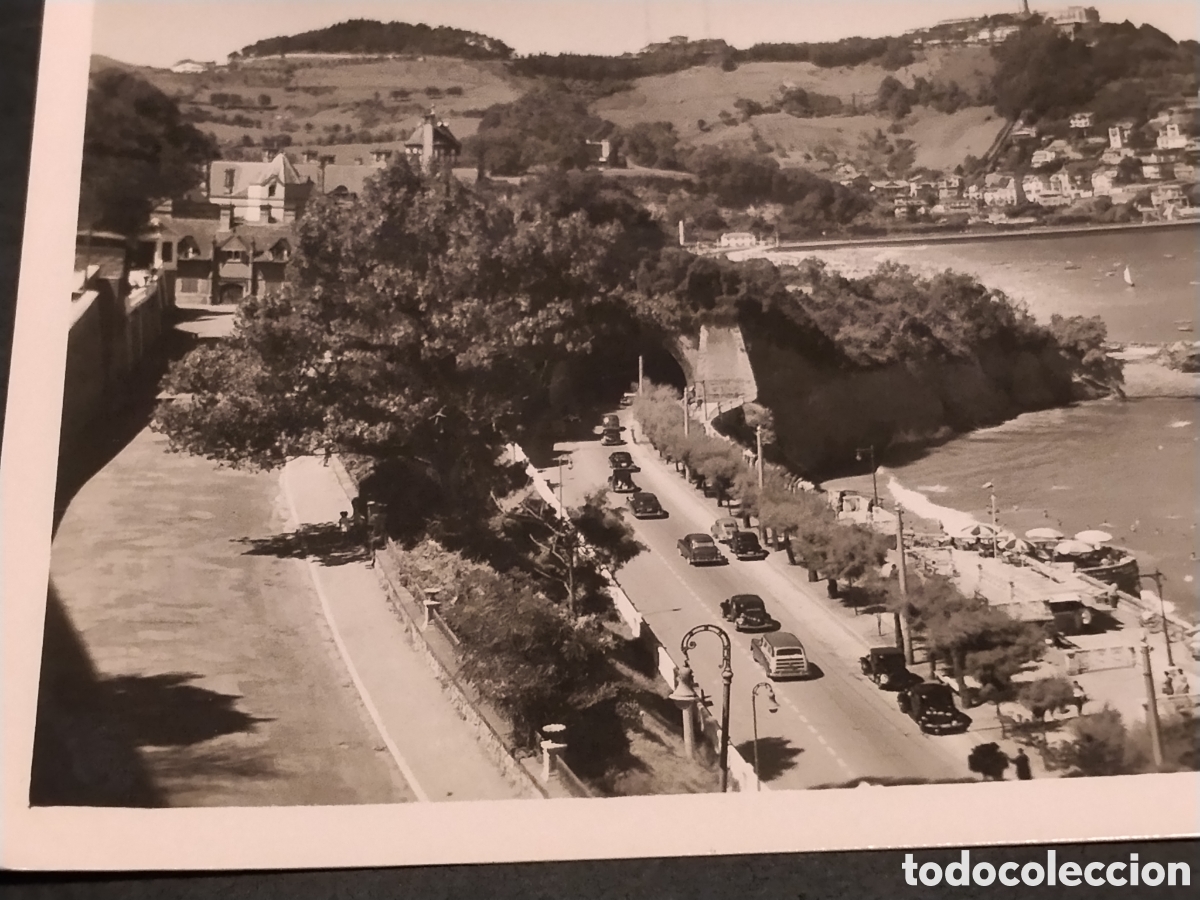 Postales: Postal San Sebasti&aacute;n , Palacio Real y Monte Igueldo - Foto 3