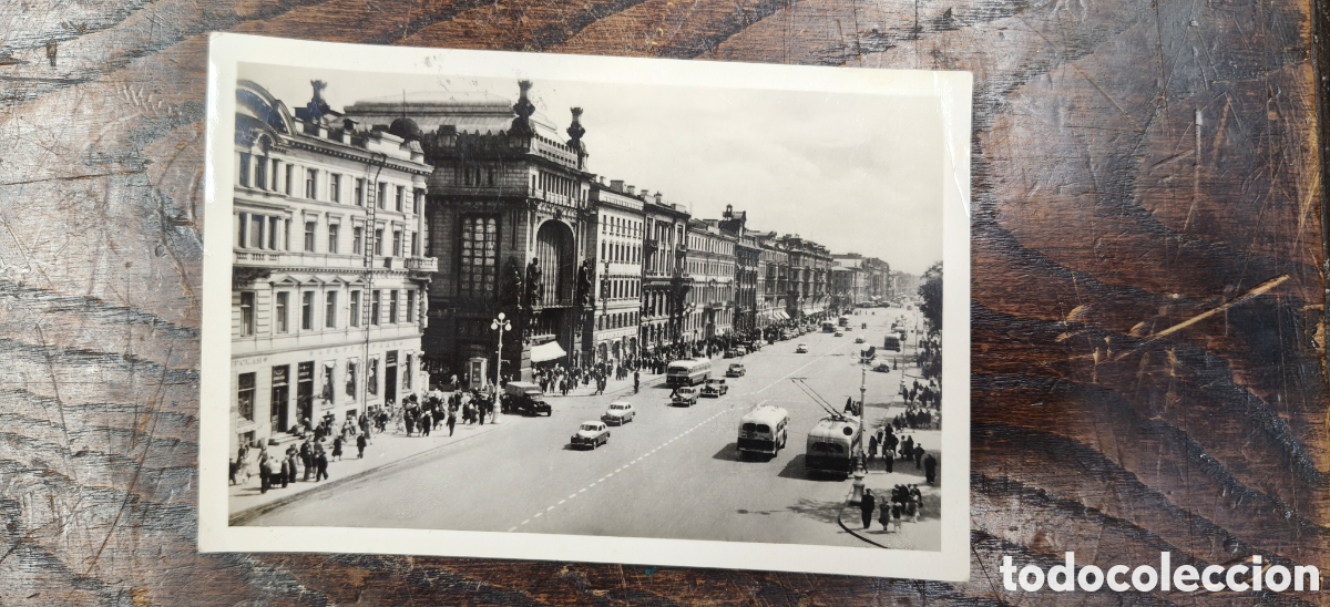 Postales: Postal Manuscrita Leningrado URSS 1959 A La Coru&ntilde;a - Edici&oacute;n Oficial Sovi&eacute;tica 1957 Imprenta Lenfoto