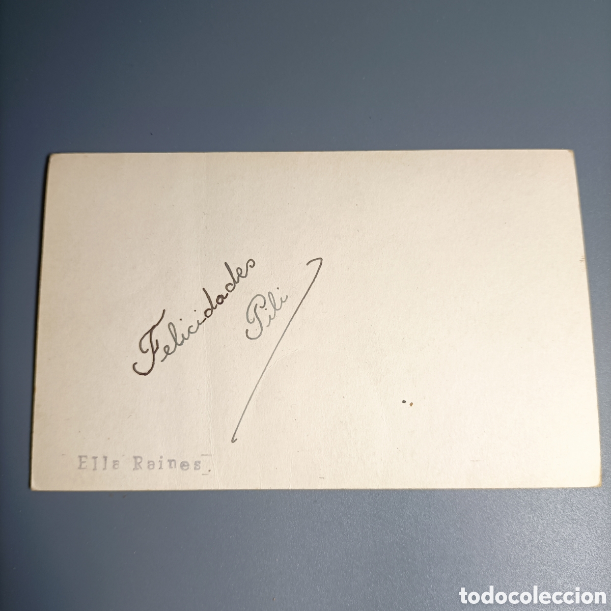 Postales: FOTOGRAF&Iacute;A O POSTAL. ELLA RAINES - Foto 2