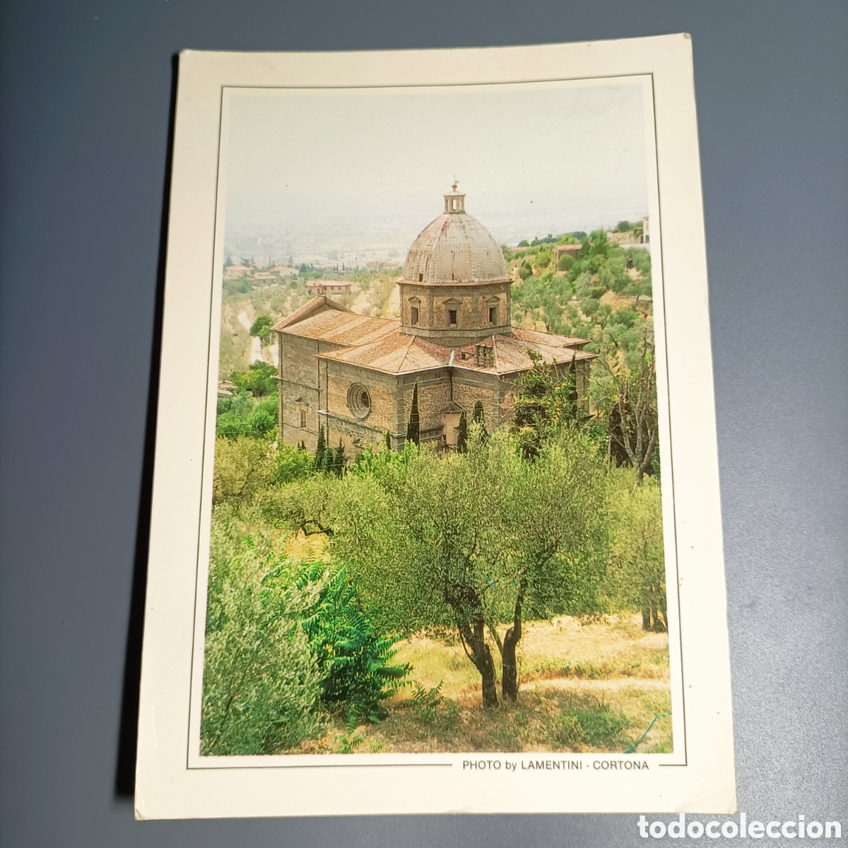 Postales: TARJETA POSTAL CIRCULADA. CORTONA. CHIESA DEL CALCINAIO. SEC. XVI